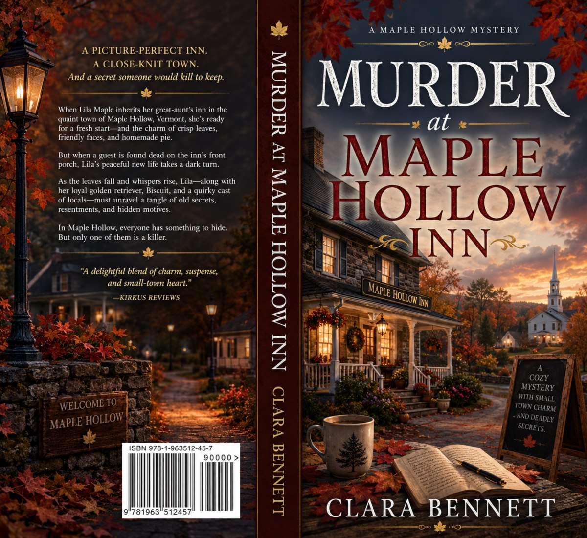 Full wrap KDP book cover sample