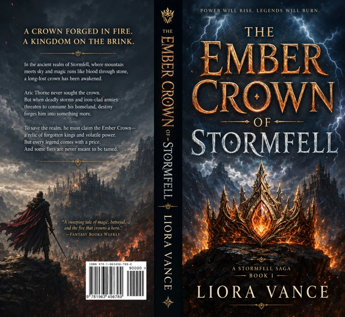 Full wrap KDP book cover sample
