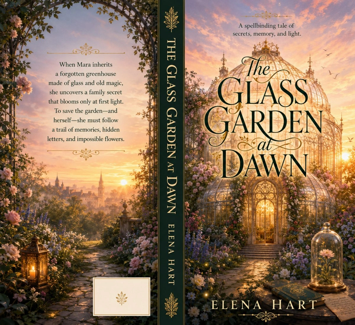 Full wrap KDP book cover sample