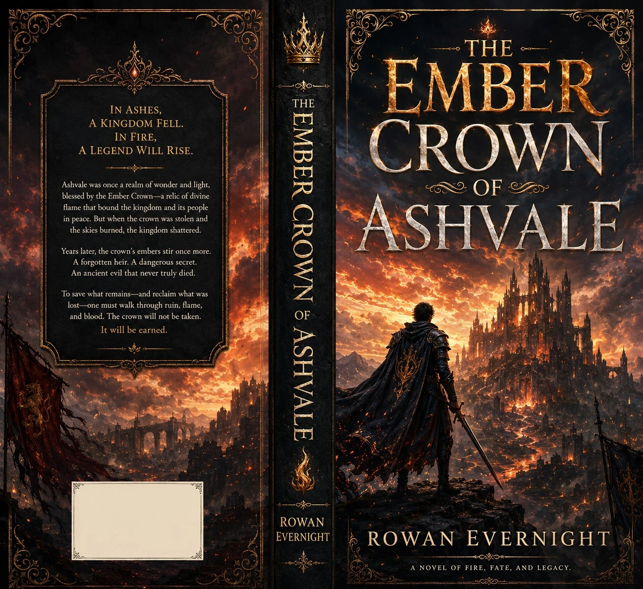 Full wrap KDP book cover sample