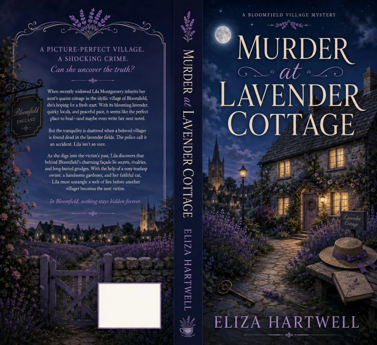 Full wrap KDP book cover sample