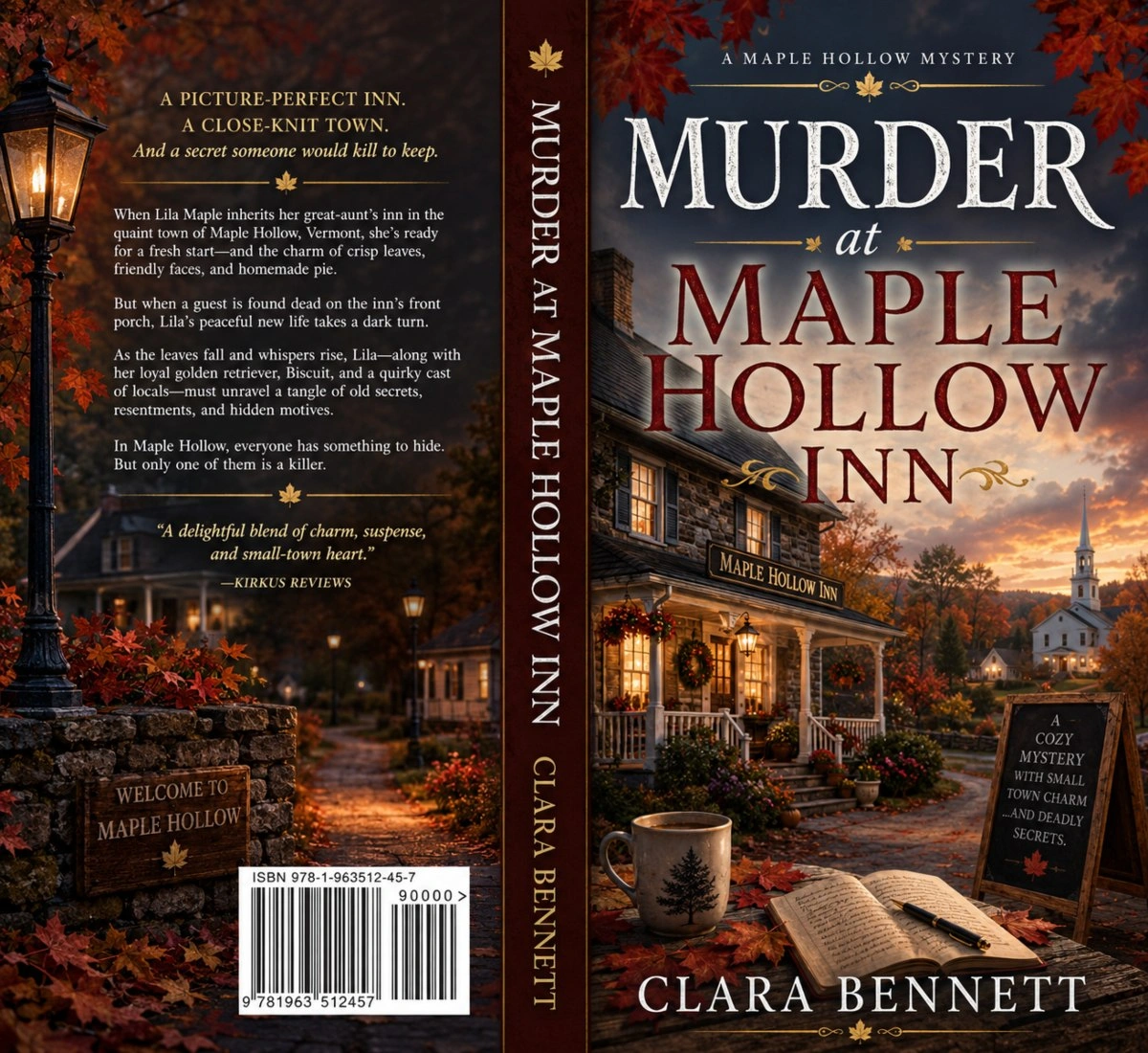 Full wrap KDP book cover sample