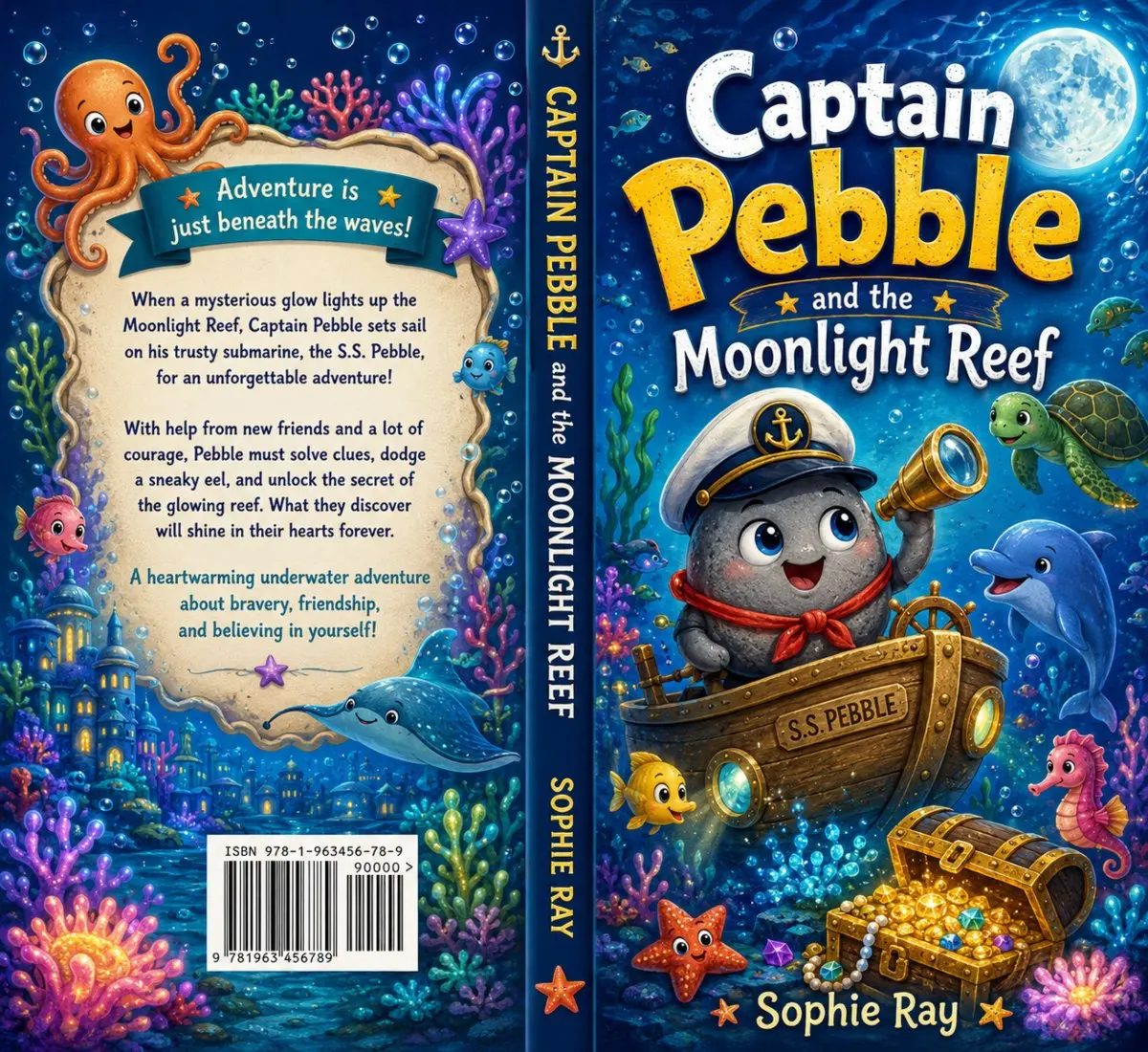 Full wrap KDP book cover sample